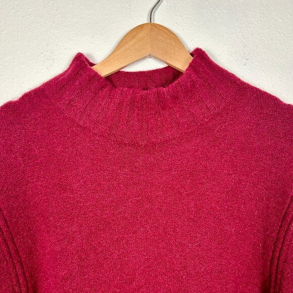 JCREW 2XL Maroon Red Marino and Alpaca Wool Blend Turtleneck Sweater - Picture 7 of 12